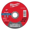 Milwaukee 49-94-0213 5" x .045" x 7/8" Ceramic+ Metal Cut Off Wheel -Type 1