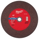Milwaukee 49-94-0053 12" x 1/8" x 1" Metal Cut Off Wheel -Type 1