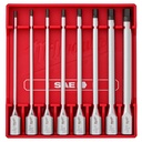 Milwaukee 48-22-9546 8pc 3/8” Drive Long Hex Bit Socket Set - SAE