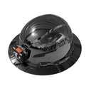 Klein Hard Hat, REFLEKTOR™ Black Chrome, Vented Full Brim, Class C, Headlamp (60996)
