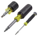 Klein Multi-Bit Screwdriver/Nut Driver Set, 3-Piece (32500SDKIT)