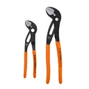 Klein Straight Jaw Quick-Adjust Pump Pliers Set, 2-Piece (D5052BSKIT)