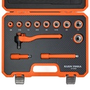 Klein 3/8-Inch Drive Insulated Ratchet and Socket Set, 12-Piece (47110INS)