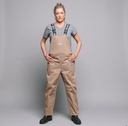 OEL 40 CAL Bib-Overall, Khaki, Womens