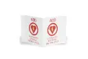 ZOLL AED Wall Sign Kit: One Flush (8000-0867) and one 3-D (8000-0868) 