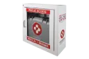 Zoll Alarmed Wall Cabinet for COMPREHENSIVE or MOBILE Trauma Kit, Store One (1) COMPREHENSIVE or MOBILE Trauma Kit, Triangular Sign Included