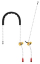 Petzl GRILLON positioning lanyard adjustable work positioning lanyard with protective sheath, ANSI, CSA