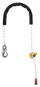 Petzl GRILLON HOOK international version adjustable work positioning lanyard with HOOK connector w/protective sheath, ANSI, CSA