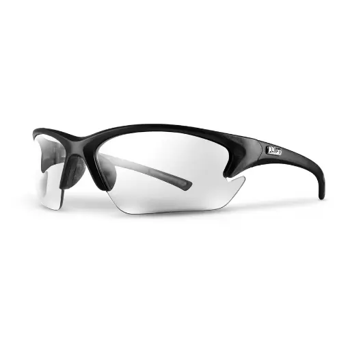 [LFT_EQT-12KC] Lift Safety QUEST Safety Glasses (Black/Clear) ANSI Z87.1