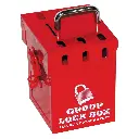 Zing Group Lock Box - MINI, Red 7 Hole