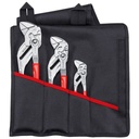 Knipex Set 3 Pc Pliers Wrench Set in Tool Roll (00 19 55 S7)