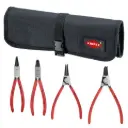 Knipex Set 4 Pc Circlip Pliers Set In Tool Roll (00 19 56)