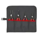Knipex Set 4 Pc Precision Circlip Pliers Set In Tool Roll (00 19 57)
