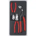 Knipex Set 3 Pc High Lev. Combination, Diagonal, Cobra Pliers Set (00 20 10)
