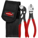Knipex Set 2 Pc Mini Pliers In Belt Pouch (74 01 160 & 87 01 125) (00 20 72 V02)