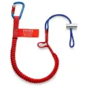 Knipex 38" Tool Tethering Lanyard with Captive Eye Carabiner up to 13 lbs. (00 50 12 T BKA)