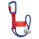 Knipex 18" Tool Tethering Adaptor Straps with Captive Eye Carabiner up to 13 lbs. (00 50 13 T BKA)