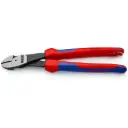 Knipex 10" High Leverage Diagonal Cutters-Tethered Attachment (74 02 250 T BKA)