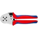 Knipex 9" Crimping Pliers-Four Mandrel For Turned Contacts (97 52 65)