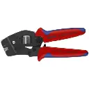 Knipex 7 1/2" Self-Adjusting Crimping Pliers For Wire Ferrules