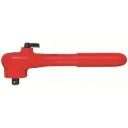 Knipex 7 1/2" Reversible Ratchet, 3/8" Drive-1000V Insulated (98 31)