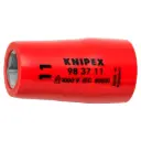 Knipex 3/8" Drive Socket-1000V Insulated, 11 mm (98 37 11)