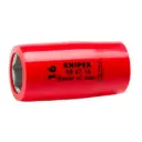 Knipex 1/2" Drive Socket-1000V Insulated, 16 mm (98 47 16)