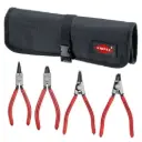 Knipex Set 4 Pc Circlip Set In Pouch Straight & 90 Degree (9K 00 19 52 US)
