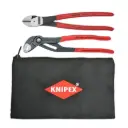 Knipex Set 2 Pc Pliers Set With Keeper (87 01 250, 74 01 250, 9K 00 19 12 US) (9K 00 80 115 US)