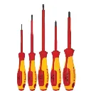 Knipex Set 5 Pc Screwdriver Set, 1000V Insulated