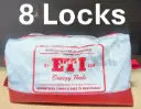 ETI LOTO Kit x 8 Locks, Tags, Hasp, Storage Bag, Marker, Zipties