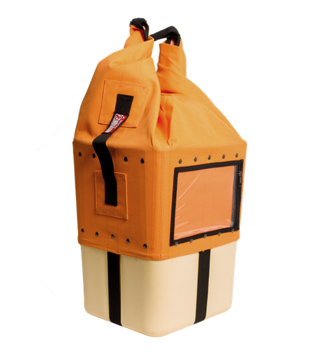 [LUSB3585] LUSB EMG Solid Casted Bucket Bag - Small, 150 KG, Orange