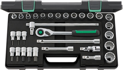 [STW_96031440] Stahlwille 50/54/25/6QR KN SOCKET SET QUICKRELEASE 1/2"