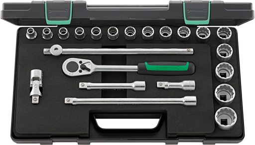 [STW_96031447] Stahlwille 50/16/6 KN SOCKET SET 1/2"