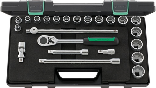 [STW_96035125] Stahlwille 50A/17/6 KN SOCKET SET 1/2"