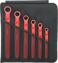 Stahlwille Box-end Wrench Set, 10-22mm, 6pcs, Metric, 12161/6 VDE (96404302)