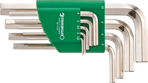[STW_96431500] Stahlwille 10760/9 SATZ 9Pcs. HEXAGON KEY WRENCH SET