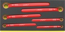 Stahlwille TCS 12161 VDE Box-end ring Wrench Set 10-22mm, 6pcs, Metric (96830045)