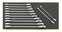 Stahlwille Combination Ratcheting Wrench Set, 8-19mm, 12pcs, Metric, OPEN RATCH TCS 17F/12 (96830651)