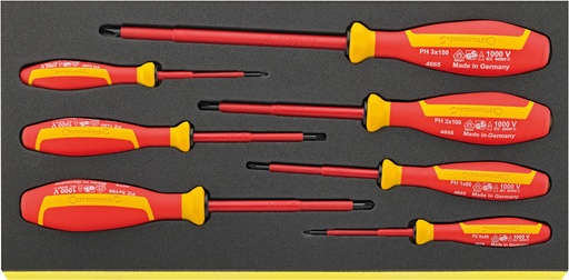 [STW_96838785] Stahlwille TCS 4665/4670 VDE SCREWDRIVER SET IN TCS INLAY