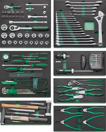 [STW_97830256] Stahlwille 821/7 TRAY TCS 1/2" WITH TOOL SET
