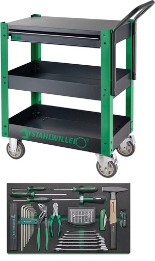 [STW_98830176] Stahlwille 612/83 ST SERVICE TROLLEY WITH SET OF TOOLS