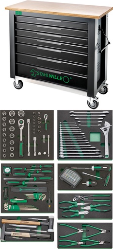 [STW_98830179] Stahlwille WB 625/161QR TOOL SET IN TOOL-CONTROL TRAY-SYSTEM