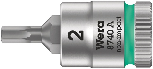 [WER_05003330001] Wera 05003330001 8740 A Zyklop Bit Socket, 1/4" Dr, 2 X 28 mm