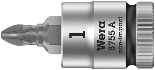 [WER_05003353001] Wera 05003353001 8755 A Pozidriv Zyklop Bit Socket, 1/4" Dr, PZ 1 X 28 mm
