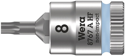 [WER_05003360001] Wera 05003360001 8767 A HF TORX® Zyklop Bit Socket w/Holding Function, 1/4" Dr, TX 8 X 28 mm
