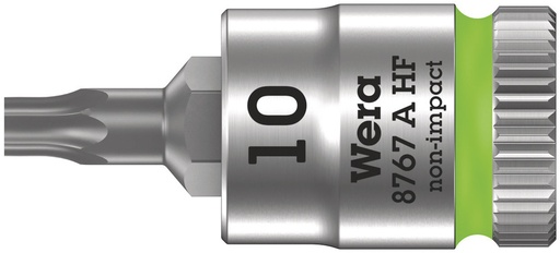 [WER_05003362001] Wera 05003362001 8767 A HF TORX® Zyklop Bit Socket w/Holding Function, 1/4" Dr, TX 10 X 28 mm