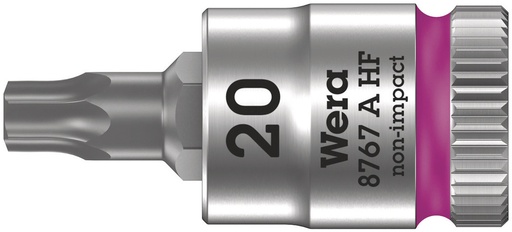 [WER_05003364001] Wera 05003364001 8767 A HF TORX® Zyklop Bit Socket w/Holding Function, 1/4" Dr, TX 20 X 28 mm