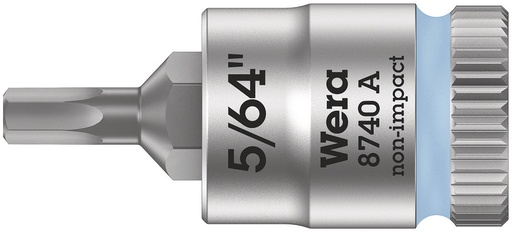 [WER_05003380001] Wera 05003380001 8740 A Zyklop Bit Socket, 1/4" Dr, 5/64" X 28 mm