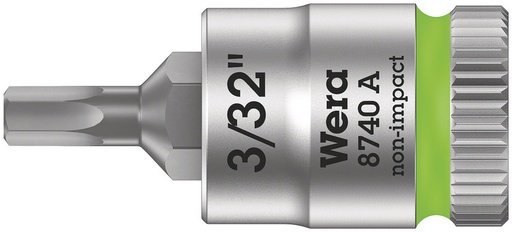 [WER_05003381001] Wera 05003381001 8740 A Zyklop Bit Socket, 1/4" Dr, 3/32" X 28 mm